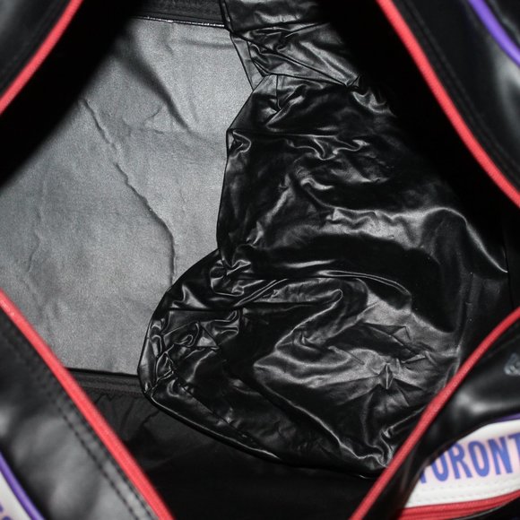 Vintage 1994 Toronto Raptors Leather Duffle Bag - Picture 7 of 8